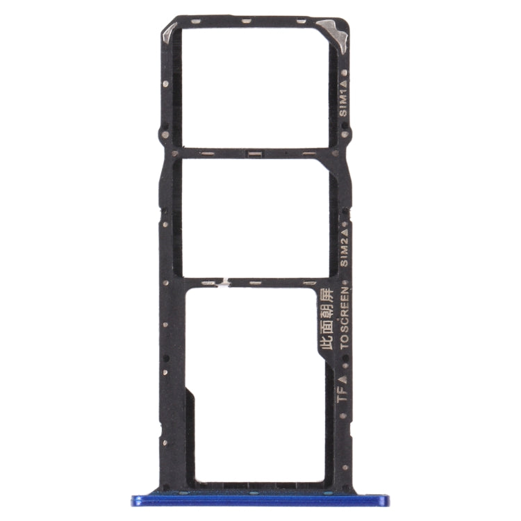 SIM Card Tray + SIM Card Tray + Micro SD Card Tray for Honor 8S (Blue) - free shipping - PMc TechLife - Order now!