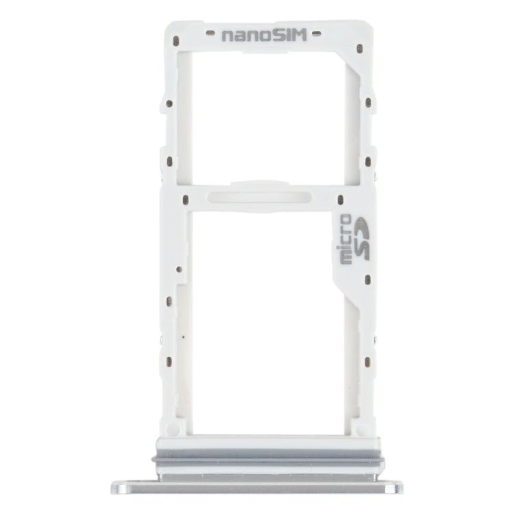 SIM Card Tray + SIM Card Tray / Micro SD Card Tray for LG Velvet 5G LM-G900N LM-G900EM LM-G900 LM-G900TM (Silver) - For LG by PMC TechLife | Online Shopping South Africa | PMC TechLife