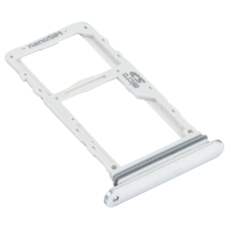 SIM Card Tray + SIM Card Tray / Micro SD Card Tray for LG Velvet 5G LM-G900N LM-G900EM LM-G900 LM-G900TM (Silver) - For LG by PMC TechLife | Online Shopping South Africa | PMC TechLife