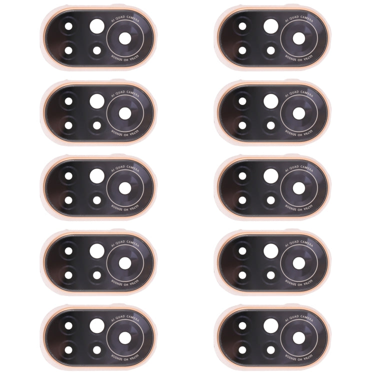 For Huawei Nova 8 5G  10pcs Camera Lens Cover (Gold) - Camera by PMC TechLife | Online Shopping South Africa | PMC TechLife | Buy Now Pay Later Mobicred