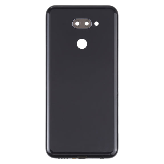 Back Battery Cover for LG K40s LMX430HM LM-X540 LM-X430(Black)
