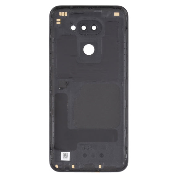 Back Battery Cover for LG K40s LMX430HM LM-X540 LM-X430(Black)