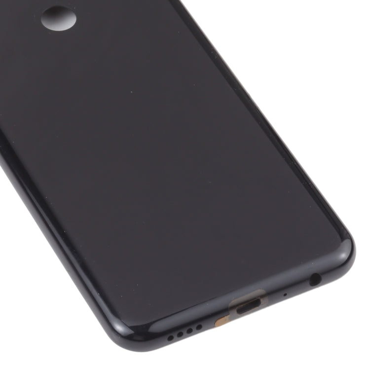 Back Battery Cover for LG K40s LMX430HM LM-X540 LM-X430(Black)