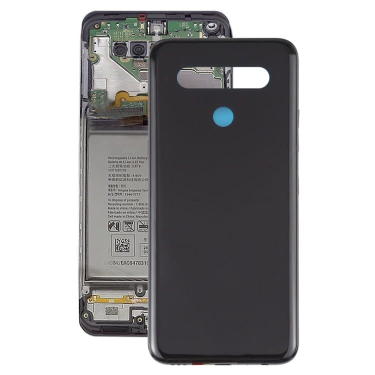 Back Battery Cover for LG K41s LMK410EMW LM-K410 LM-K410EMW(Black) - For LG by PMc TechLife | Online Shopping South Africa | PMc TechLife | Buy Now Pay Later Mobicred