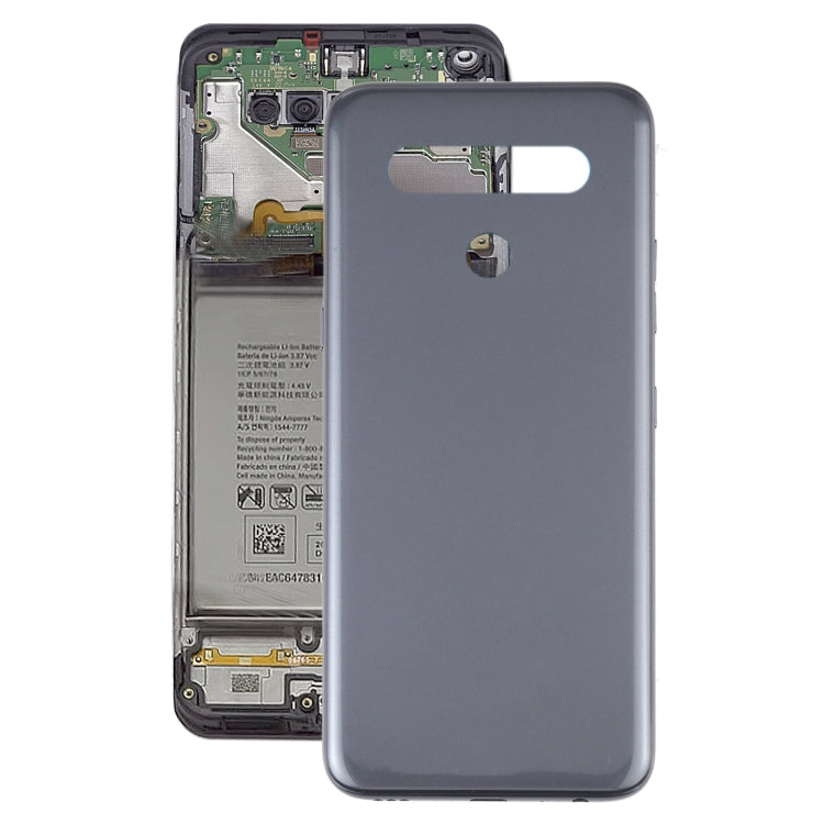 Back Battery Cover for LG K41s LMK410EMW LM-K410 LM-K410EMW(Grey) - For LG by PMc TechLife | Online Shopping South Africa | PMc TechLife | Buy Now Pay Later Mobicred