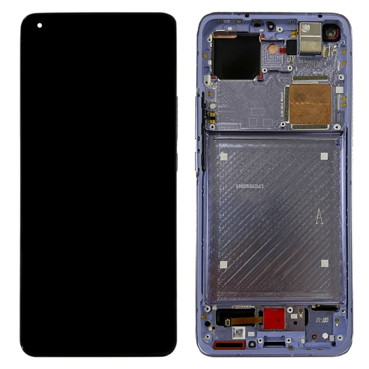 Original AMOLED Material LCD Screen and Digitizer Full Assembly With Frame for Xiaomi Mi 11 Ultra / Mi 11 Pro M2102K1G M2102K1C M2102K1AC (Purple) - LCD Screen by PMC TechLife | Online Shopping South Africa | PMC TechLife