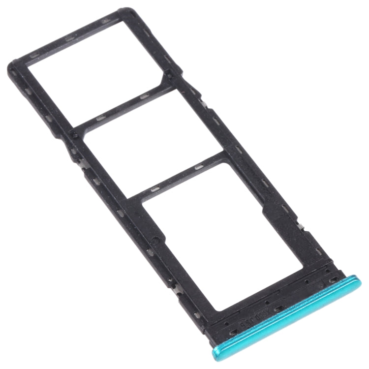 For infinix Hot 9 Play X680 C680B X680C SIM Card Tray + SIM Card Tray + Micro SD Card Tray (Green) - Card Tray by PMc TechLife | Online Shopping South Africa | PMc TechLife | Buy Now Pay Later Mobicred