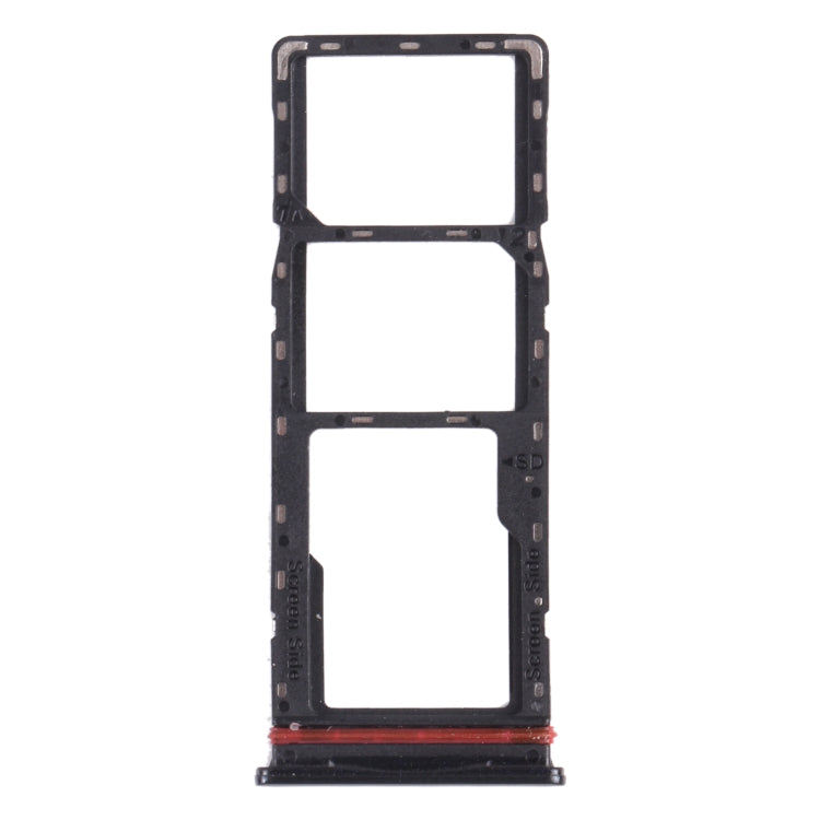 For infinix Hot 10 Play / Smart 5(India) X688C X688B SIM Card Tray + SIM Card Tray + Micro SD Card Tray (Black) - Card Tray by PMc TechLife | Online Shopping South Africa | PMc TechLife | Buy Now Pay Later Mobicred