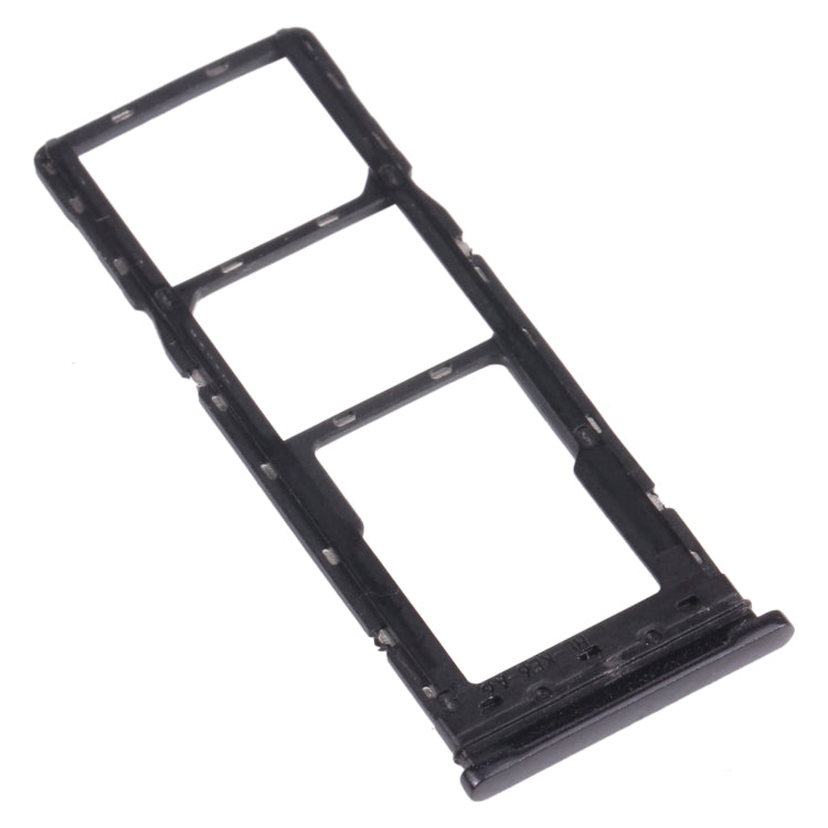 For Tecno Spark 6 Air KE6 KE6J KF6 SIM Card Tray + SIM Card Tray + Micro SD Card Tray (Black) - Card Tray by PMc TechLife | Online Shopping South Africa | PMc TechLife | Buy Now Pay Later Mobicred