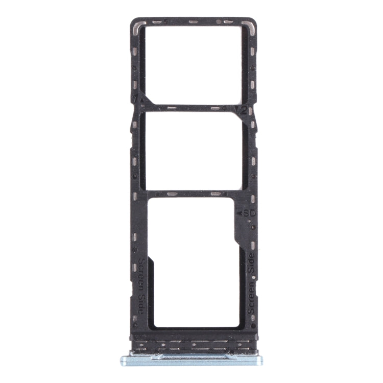 For Infinix Hot 10s / Hot 10T X689B X689 X689C SIM Card Tray + SIM Card Tray + Micro SD Card Tray (Silver) - Card Tray by PMc TechLife | Online Shopping South Africa | PMc TechLife | Buy Now Pay Later Mobicred