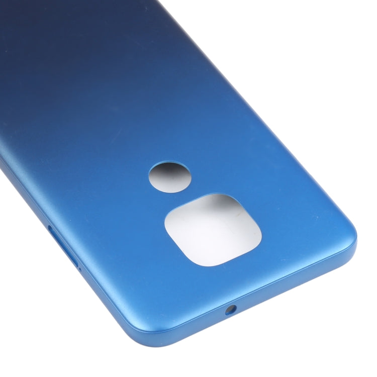 Battery Back Cover for Motorola Moto E7 Plus XT2081-1 (Blue) - Back Cover by PMC TechLife | Online Shopping South Africa | PMC TechLife | Buy Now Pay Later Mobicred