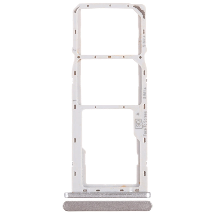 SIM Card Tray + Micro SD Card Tray for Nokia 3.4 TA-1288 TA-1285 TA-1283 (White) - Card Tray by PMC TechLife | Online Shopping South Africa | PMC TechLife | Buy Now Pay Later Mobicred