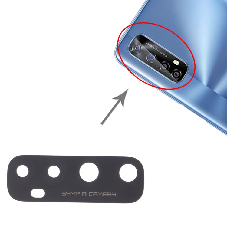 For OPPO Realme 7 (Asia) RMX2151, RMX2163 10pcs Back Camera Lens - Camera Series by PMc TechLife | Online Shopping South Africa | PMc TechLife | Buy Now Pay Later Mobicred