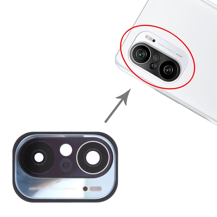 Camera Lens Cover for Xiaomi POCO F3(48MP) M2012K11AG(Silver)