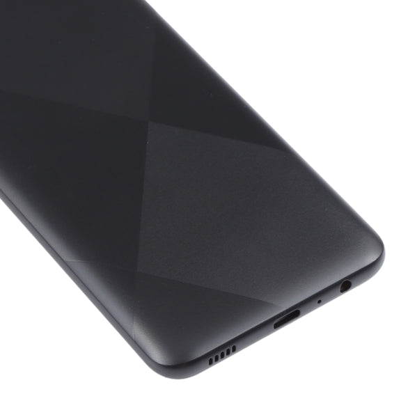 For Samsung Galaxy A02s Battery Back Cover (Black)