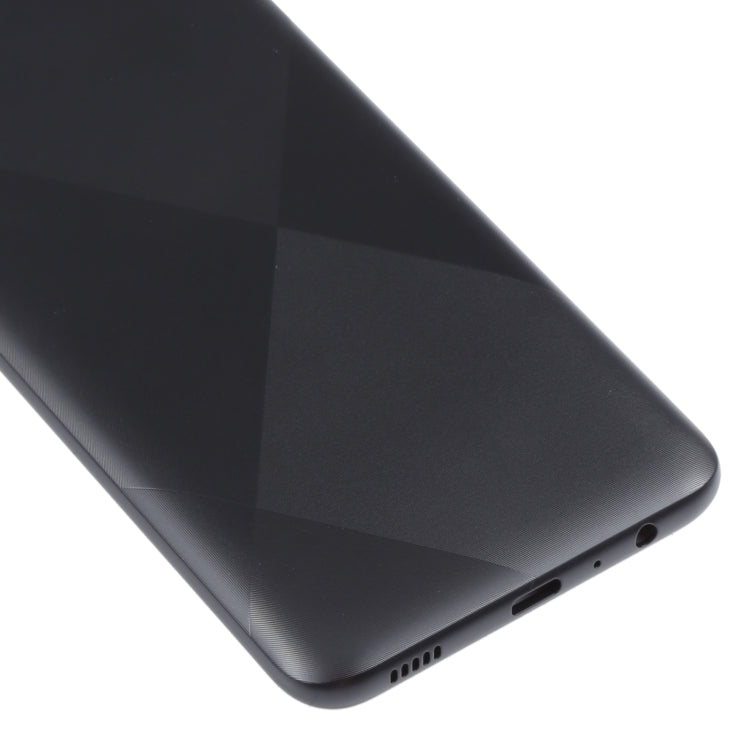 For Samsung Galaxy A02s Battery Back Cover (Black)