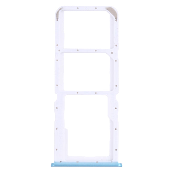 For OPPO Realme 7i RMX2103  SIM Card Tray + SIM Card Tray + Micro SD Card Tray (Blue)