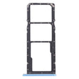 For OPPO Realme C21 / Realme C21Y RMX3201,RMX3261  SIM Card Tray + SIM Card Tray + Micro SD Card Tray (Blue) - Card Socket by PMc TechLife | Online Shopping South Africa | PMc TechLife | Buy Now Pay Later Mobicred