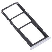 For OPPO Realme 7 (Asia) RMX2151, RMX2163  SIM Card Tray + SIM Card Tray + Micro SD Card Tray (Silver)