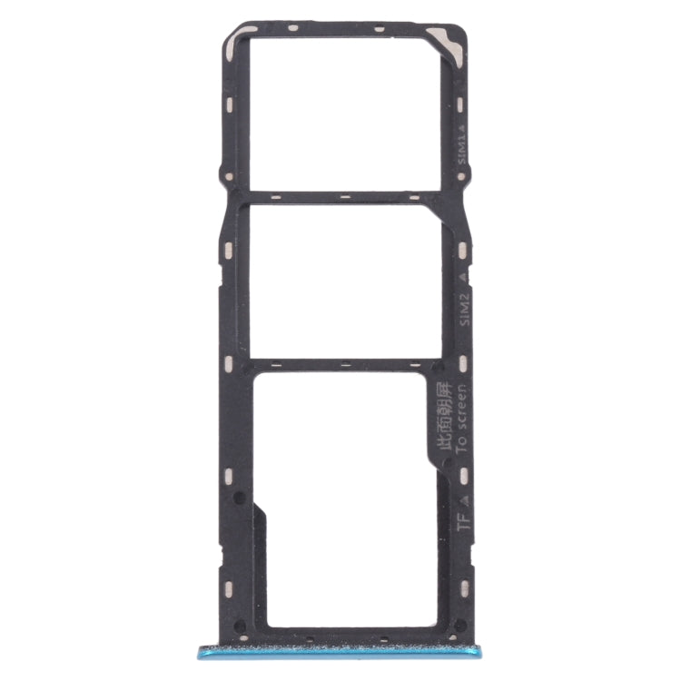 For OPPO Realme 5i RMX2030, RMX2032 SIM Card Tray + SIM Card Tray + Micro SD Card Tray (Green) - Card Tray by PMc TechLife | Online Shopping South Africa | PMc TechLife | Buy Now Pay Later Mobicred