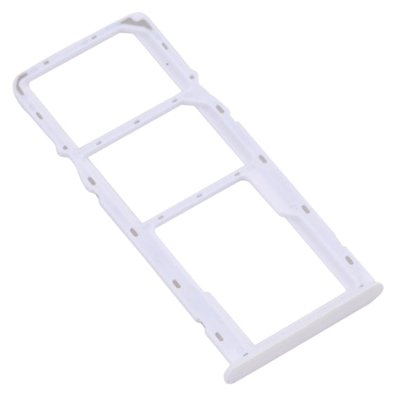 For OPPO Realme 6i / Realme Narzo 10 SIM Card Tray + SIM Card Tray + Micro SD Card Tray (White)