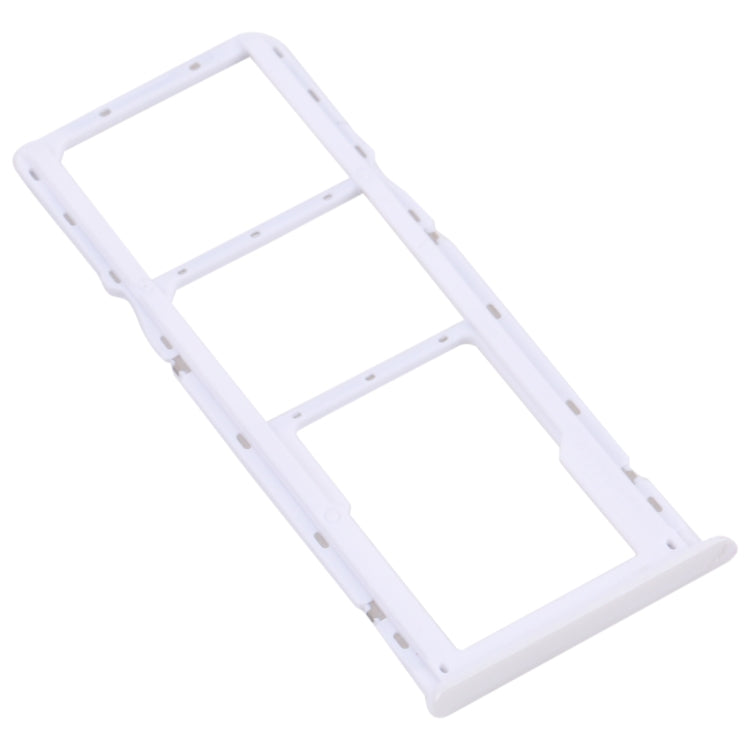 For OPPO Realme 6i / Realme Narzo 10 SIM Card Tray + SIM Card Tray + Micro SD Card Tray (White) - Card Socket by PMc TechLife | Online Shopping South Africa | PMc TechLife | Buy Now Pay Later Mobicred