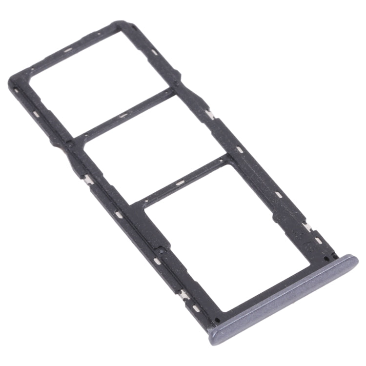 For OPPO Realme 6i (India) RMX2002 SIM Card Tray + SIM Card Tray + Micro SD Card Tray (Black) - Card Socket by PMc TechLife | Online Shopping South Africa | PMc TechLife | Buy Now Pay Later Mobicred