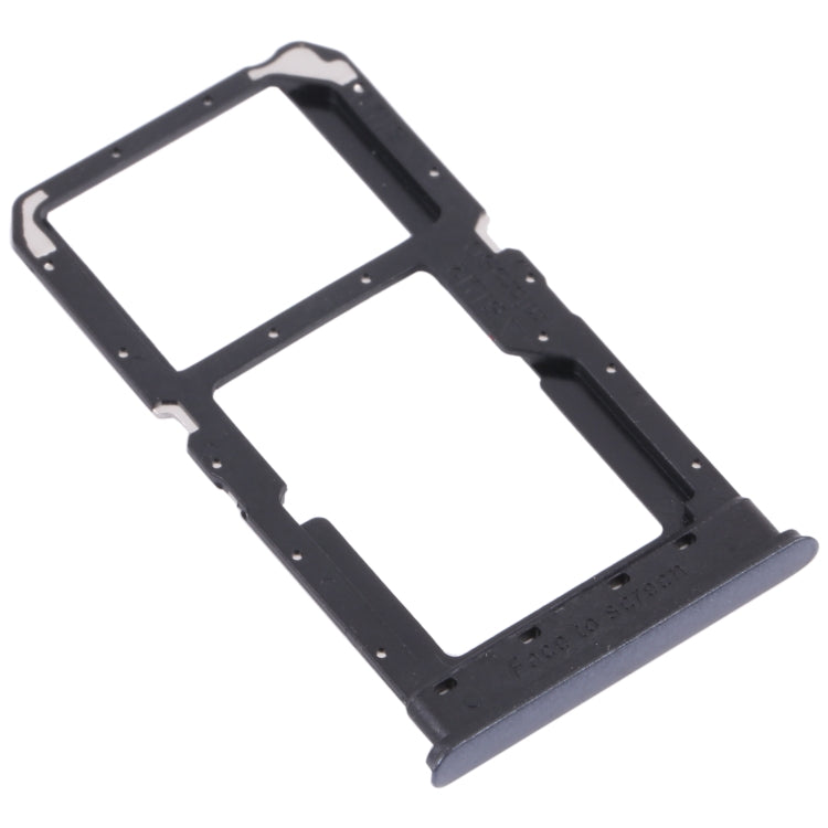 For OPPO K7X / Realme V5 / Realme Q2 PERM00 SIM Card Tray + SIM Card Tray / Micro SD Card Tray (Black) - Card Tray by PMc TechLife | Online Shopping South Africa | PMc TechLife | Buy Now Pay Later Mobicred