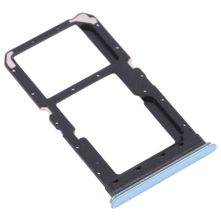 For OPPO K7X / Realme V5 / Realme Q2 PERM00 SIM Card Tray + SIM Card Tray / Micro SD Card Tray (Blue) - Card Socket by PMc TechLife | Online Shopping South Africa | PMc TechLife | Buy Now Pay Later Mobicred