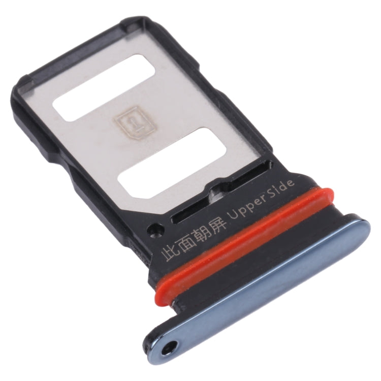 For vivo S6 5G V1962A, V1962BA SIM Card Tray + SIM Card Tray (Black) - Card Socket by PMc TechLife | Online Shopping South Africa | PMc TechLife | Buy Now Pay Later Mobicred
