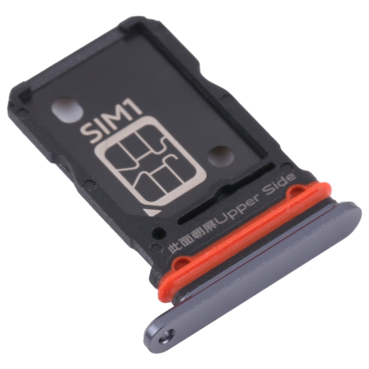 For vivo X60 Pro / X60 V2045 V2046 SIM Card Tray + SIM Card Tray (Black) - free shipping - PMc TechLife - Order now!
