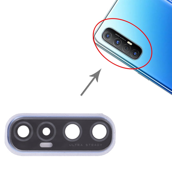 For OPPO Reno3 Pro 5G PCRM00, PCRT00, CPH2009 / Reno3 Pro 4G CPH2035, CPH2037, CPH2036  Camera Lens Cover (Blue)
