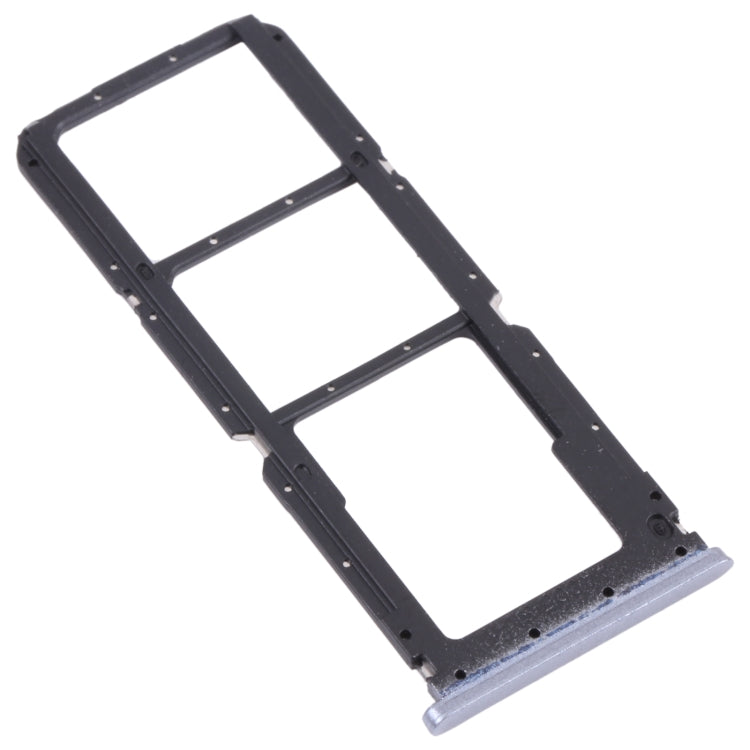 For OPPO A55 PEMM00, PEMM20, PEMT00, PEMT20  SIM Card Tray + SIM Card Tray + Micro SD Card Tray (Black)