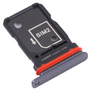 For Vivo iQOO 7 V2049A, I2009 SIM Card Tray + SIM Card Tray (Black)