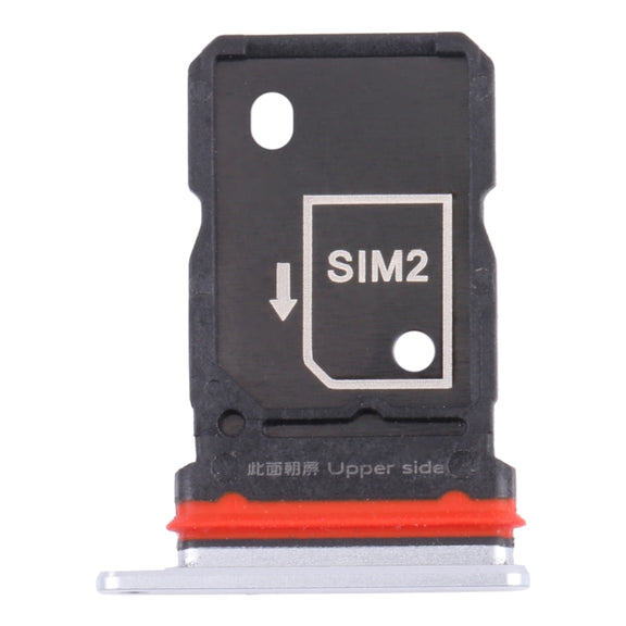 For Vivo iQOO 7 V2049A, I2009 SIM Card Tray + SIM Card Tray (White)
