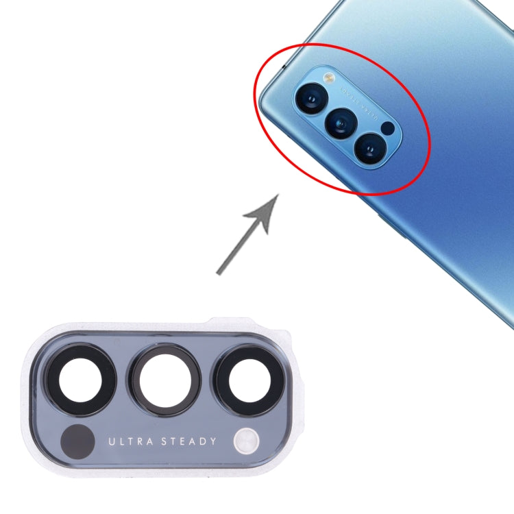 For OPPO Reno4 Pro 5G PDNM00, PDNT00, CPH2089  Camera Lens Cover (Black) - free shipping - PMC TechLife - Order now!