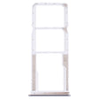 SIM Card Tray + SIM Card Tray + Micro SD Card Tray for Xiaomi Redmi Note 10 4G / Redmi Note 10S M2101K7AI, M2101K7AG, M2101K7BG, M2101K7BI, M2101K7BNY, M2101K7BL (White) - Card Tray by PMc TechLife | Online Shopping South Africa | PMc TechLife | Buy Now Pay Later Mobicred