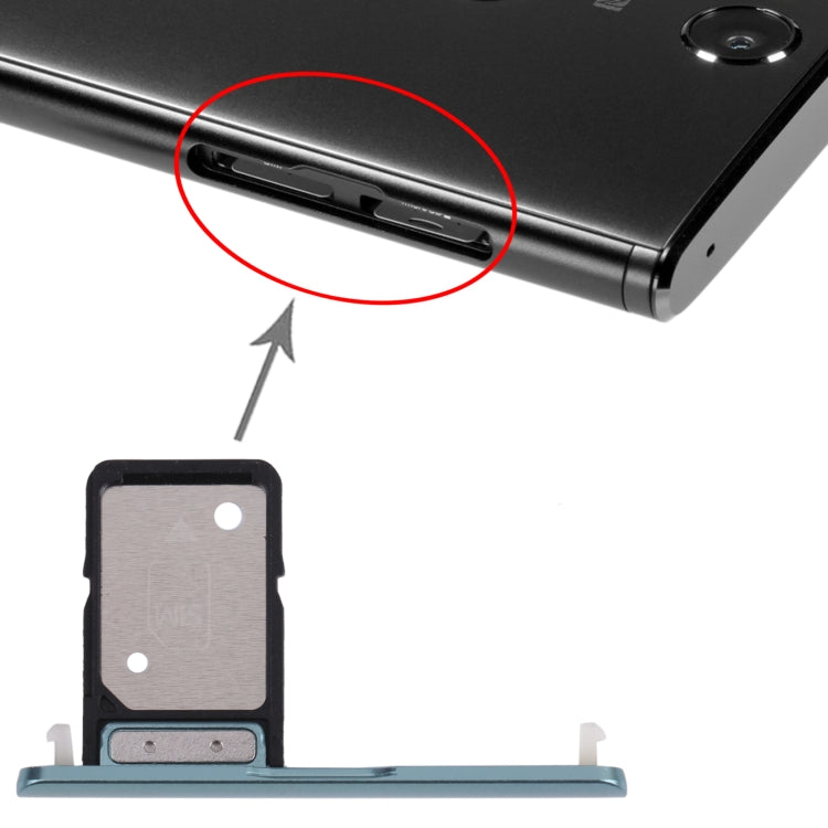 SIM Card Tray for Sony Xperia XA2 Plus (Green) - Card Tray by PMC TechLife | Online Shopping South Africa | PMC TechLife | Buy Now Pay Later Mobicred