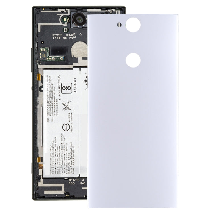 Battery Back Cover With NFC for Sony Xperia XA2 Plus(Silver) - Back Cover by PMC TechLife | Online Shopping South Africa | PMC TechLife | Buy Now Pay Later Mobicred