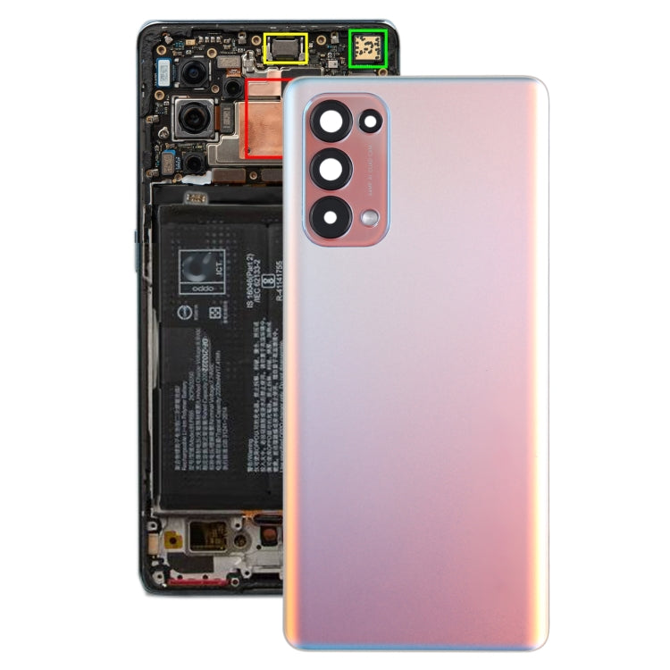 For OPPO Reno5 Pro 5G PDSM00, PDST00, CPH2201 Original Battery Back Cover (Red) - Back Cover by PMC TechLife | Online Shopping South Africa | PMC TechLife | Buy Now Pay Later Mobicred