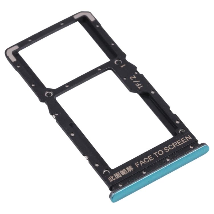 SIM Card Tray + SIM Card Tray / Micro SD Card Tray for Xiaomi Poco X3 GT 21061110AG (Green) - Card Tray by PMc TechLife | Online Shopping South Africa | PMc TechLife | Buy Now Pay Later Mobicred