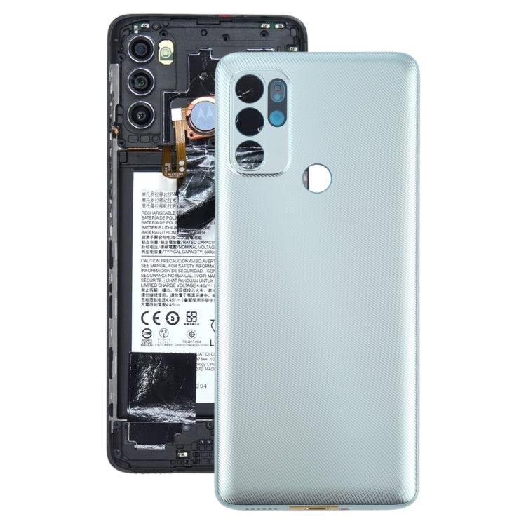 Battery Back Cover for Motorola Moto G60S XT2133-2(Green) - Back Cover by PMC TechLife | Online Shopping South Africa | PMC TechLife | Buy Now Pay Later Mobicred