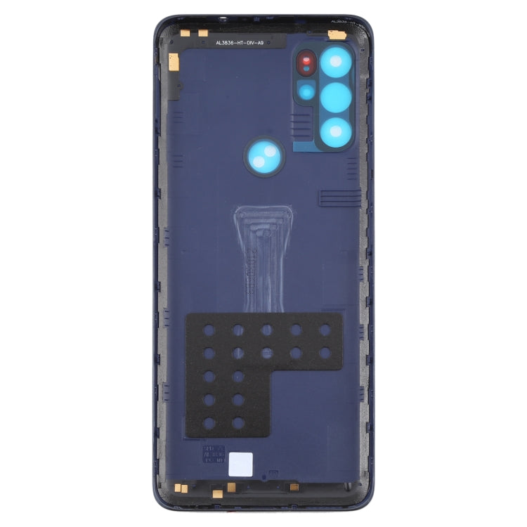 Battery Back Cover for Motorola Moto G60S XT2133-2(Blue) - Back Cover by PMC TechLife | Online Shopping South Africa | PMC TechLife | Buy Now Pay Later Mobicred