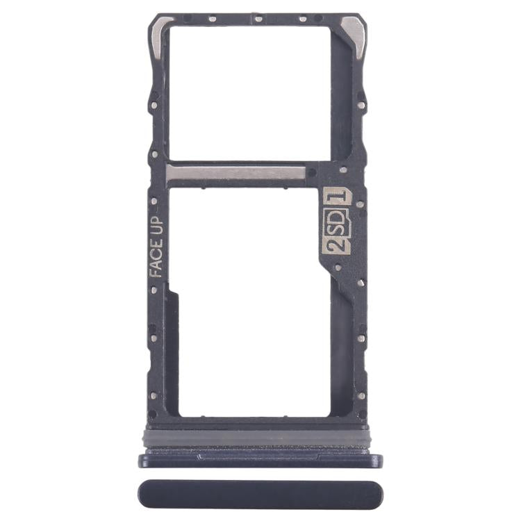 For Motorola Moto G50 SIM Card Tray + Micro SD Card Tray (Black) - free shipping - PMC TechLife - Order now!