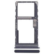 For Motorola Moto G50 SIM Card Tray + Micro SD Card Tray (Black)