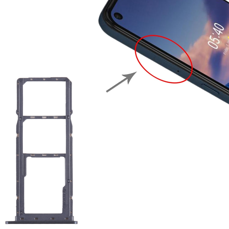 SIM Card Tray + SIM Card Tray + Micro SD Card Tray for Nokia 5.4 TA-1333 TA-1340 TA-1337 TA-1328 TA-1325 (Blue) - Card Tray by PMC TechLife | Online Shopping South Africa | PMC TechLife | Buy Now Pay Later Mobicred