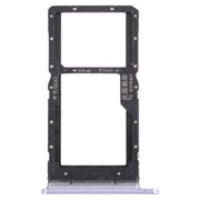 SIM Card Tray + SIM Card Tray / Micro SD Card Tray for Honor play 5T (Purple)