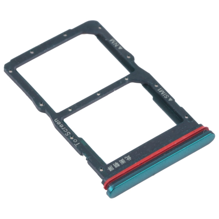 SIM Card Tray + NM Card Tray for Huawei nova 7 SE 5G Youth (Green) - Card Socket by PMc TechLife | Online Shopping South Africa | PMc TechLife | Buy Now Pay Later Mobicred