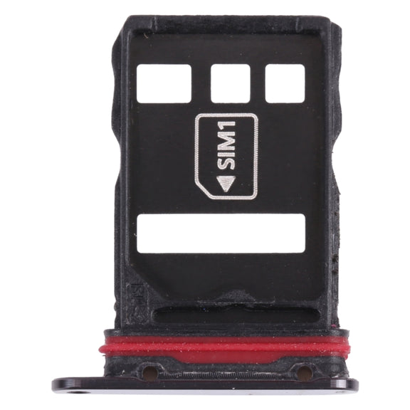 SIM Card Tray + NM Card Tray for Huawei Mate 30E Pro 5G (Black)