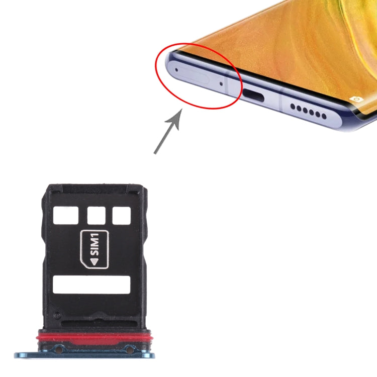 SIM Card Tray + NM Card Tray for Huawei Mate 30E Pro 5G (Green) - free shipping - PMc TechLife - Order now!